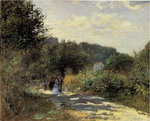 Peinture à l'huile Pissarro : Une reproduction d'art d'exception 12x16