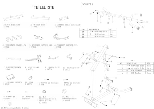 Heavy - Duty Hyperextension Roman Chair: 5 - Level Adjustable Incline, Rücken/Ab/Gesäß Workouts, 330lbs Kapazität Home Gym Equipment