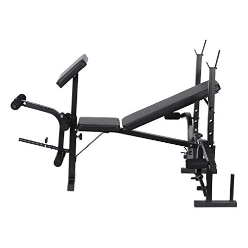 Multifunctional Olympic Weight Bench Rack Set - Adjustable Weight Lift Bench Rack Set Fitness Barbell Dumbbell Workout Fitness Equipment