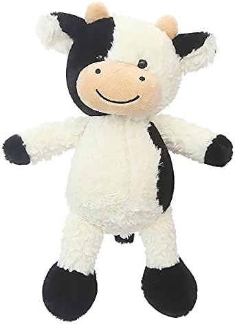 CHELEI2019 11.8" Cow Stuffed Animals Soft Cuddly Cow Plush Stuffed Animal Toy for Kids