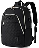 Rucksack Damen,Schulrucksack Mädchen Teenager 15.6 Zoll Laptop Groß Rucksack mit Laptopfach LaptoptascheWasserdicht Schultasche, Arbeitsrucksack Daypack für Schule Business Elegant Klein Rucksack