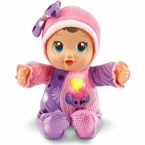 VTech 538205 Little Love - Emma Joue à Cache-Cache - Poupée Interactive / 1-6 Ans - Version FR, Rose