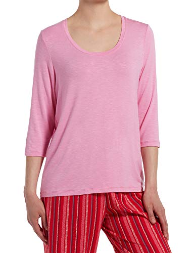HUE Sleepwear Women's Plus Fashion Sleepwear Pajama Tops, Fuschia Pink, 3X