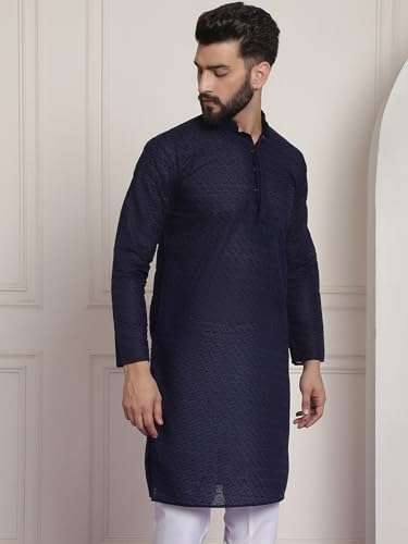 Image of SOJANYA Men's Silk Blend Regular Fit Casual (Since 1958 Woven Design Kurta with Churidar & Embroidered Nehru Jacket
