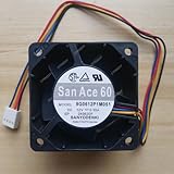CYRMZAY Compatible pour SANYO San Ace 60 9G0612P1M051 12V 0.35A 4-Wire ASSY GX620 U8679 server Cooling Ventilateur