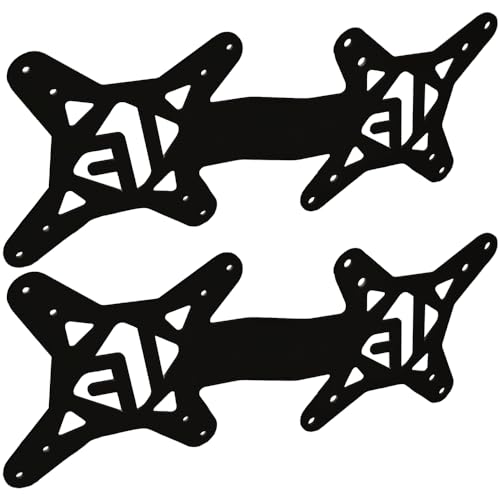 Image of IFCASE Universal Back of Monitor, Monitor Arm Extension Metal VESA Mount Adapter Extender Plate for Mini PC CPU Computer Compatible with Intel NUC (Black) 2 Pack