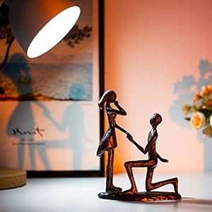 Sziqiqi Anniversary Wedding Gift for Couple: Iron 6th Anniversary Wedding Gifts for Her - Unique Couple Sculpture Iron Gifts for 6 Year Wedding Anniversary - Cast Iron Statue Gifts for Women Him Wife Sziqiqi Anniversary Wedding Gift for Couple Iron 6th Anniversary Wedding Gifts for Her Unique Couple Sculpture Iron Gifts for 6 Year Wedding Anniversary Cast Iron Statue Gifts for Women Him Wife