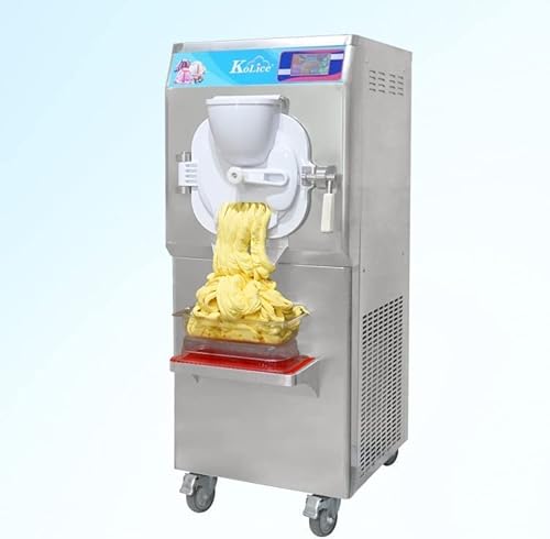 Kolice Commercial ETL certificate Hard ice Cream Machine, Water Ice Making Machine, Sorbettos Gelato ice Cream Machine, Italian Ice Machine-Italy Designed Extra Strong Door, 9-11 gal/Hour