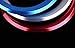 iJDMTOY (1) Sports Red Aluminum Steering Wheel Center Decoration Cover Trim Compatible With BMW 1 2 3 4 5 6 Series X4 X5 X6 (F20 F21 F22 F23 F30 F31 F32 F33 F35 F36 F10 F11 F12 F13 F26 F15 F16)