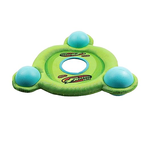JAZ PET TOYS Wham-O Pets Frisbee Floatsbee - Water and Land Play Frisbee - Ball and Disc Dog Toy, green - Image 3