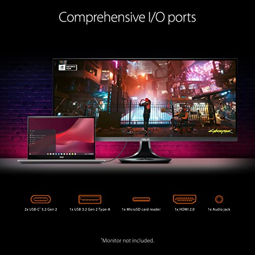 Asus Chromebook Vibe C55 Flip, Cloud Gaming Laptop, 15.6" Full Hd 144 Hz Touch Display, Intel Core I5-1135G7 Processor, 256Gb Ssd, 16Gb Ram, Chromeos, Mineral Gray, Cx5501Fea-Dh566T #TOP7