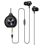 Wired Earphones in-Ear Earbud Headphones with Microphone, Bluedio Li Pro Noise Isolating Headphones Volume Control for PC Laptop with 7.1 Channel Sound Card Driver for All 3.5mm Interface Devices