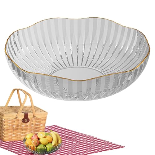 Bandeja de servir para frutas y aperitivos con cesta de gran capacidad para pan 7