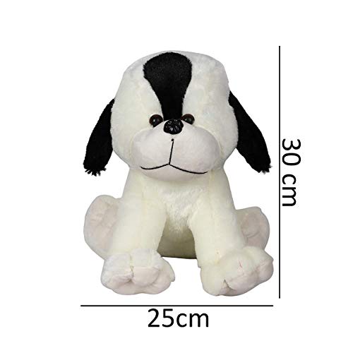 Image of HUG 'n' FEEL SOFT TOYS Soft Toys Long Soft Lovable hugable Cute Giant Life Size Teddy Bear Plush & Stuffed Toys (30 cm Dog Soft Toys, White)