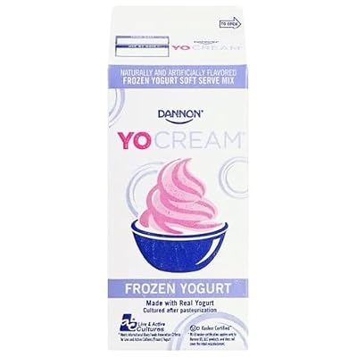 Yocream Yogurt Mix, Milk Chocolate Low-Fat Soft Serve, 64 Ounce -- 6 per case.