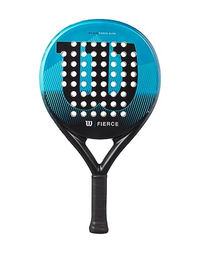 Wilson Fierce Elite - Raqueta de pádel 2 Piezas, Azul/Negro