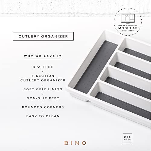 Range-couverts Bino 5 compartiments pour optimiser les tiroirs