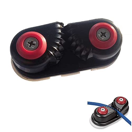 Taquet à Came Taquet coinceur standard Taquet à Came Voilier de Bateau Roulement à Billes Matériel de Bateau Support de Boucle de Corde en Alliage d'aluminium pour un diamètre de fil de 3 à 15 mm