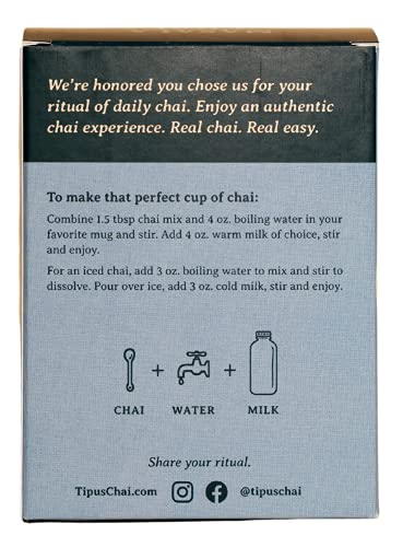 Té Masala Chai 7.5 onzas orgánico miniatura 2