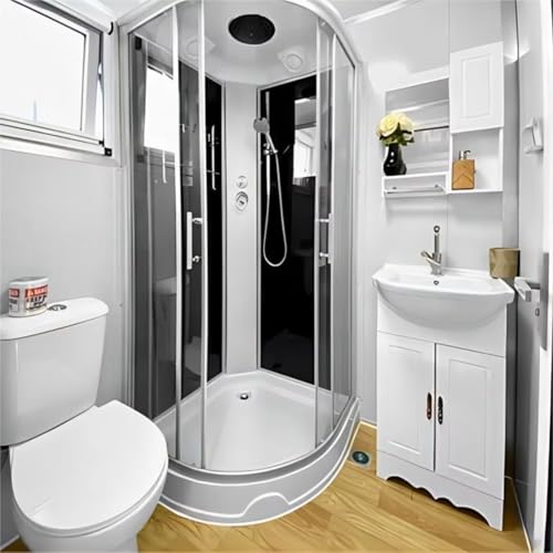 19x20ft Prefab Tiny Home for Sale Modern Design Foldable Tiny House Prefab 2 Bedroom Modular Container House with Full Equiped Bathroom & Kitchen Boxable Expandable Folding House to Live in for Adult - Image 3