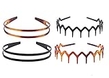 Fácil y cómodo de llevar 4 piezas de plástico duro diadema de dientes diadema mujeres accesorios para el cabello aro