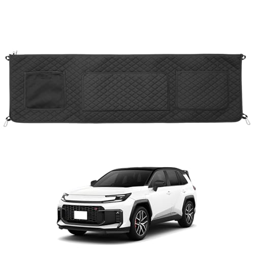 Mixsuper 新型 RAV4 60系 専用 トランク収納 ポケット ラゲッジ収納バッグ 車種専用設計 2025年12月～ ラゲッジルーム収納 PUレザー バックドアガード プライバシー保護 キズ防止 防水 防汚 大容量 ブラック
