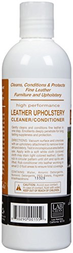 Bayes Premium High Performance Non Toxic Leather Upholstery Cleaner and Conditioner - 16 Ounce - Prevents Drying, Cracking or Fading of Leather Couches, Car Seats, Shoes, and Purses - Thumbnail 2