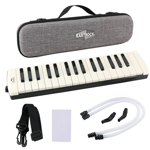 EASTROCK 32-Key Soprano Melodica Keyboard Black
