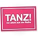 Produktbild DankeDir! Tanz vor allem aus der Reihe - süße Wanddeko Deko Türschild Mädchen-Wohnung Mädchen Zimmer Geschenkidee Geburtstags-Geschenk persönliche Überraschung - Beste Freundin