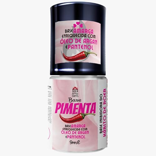 Base Pimenta Amusant 9ml Base Amarga enriquecida com Óleo de Argan e Pantenol