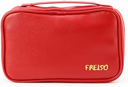 Frelso Seyahat Takı Çantası Aksesuar Organizer Mücevher Çantası (Kırmızı) - Görsel 1