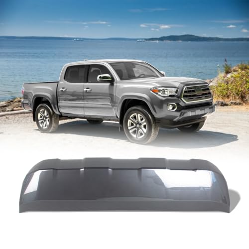 Image of Front Bumper Lower Valance Panel Skid Plate Black Compatible with 2016-2023 Toyota Tacoma - Replaces Part 53911-04210 TO1095205 (Magnetic Gray)