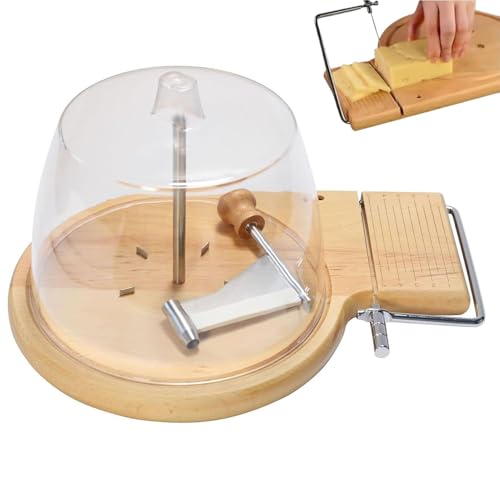 yakermur Rebanadora de bloque de queso | Manual de mano multifuncional | Rallador de queso en bloque | para cocina, cocina en casa, diaria, alimentación saludable, dieta vegetariana, corte rápido,