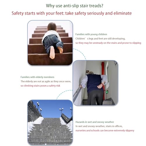 Protector de borde de escalera de PVC antideslizante con tira de umbral de 10 m y 3 cm de ancho 4