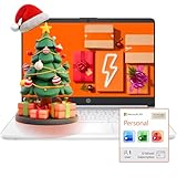 HP Ultra Slim Laptop for Students and Business | 1 Year Office 365 | 1.1TB Storage (1TB Cloud and 64GB Hard Drive) | Intel Quad-Core, 8GB RAM | Windows 11 Home w/o Earbuds