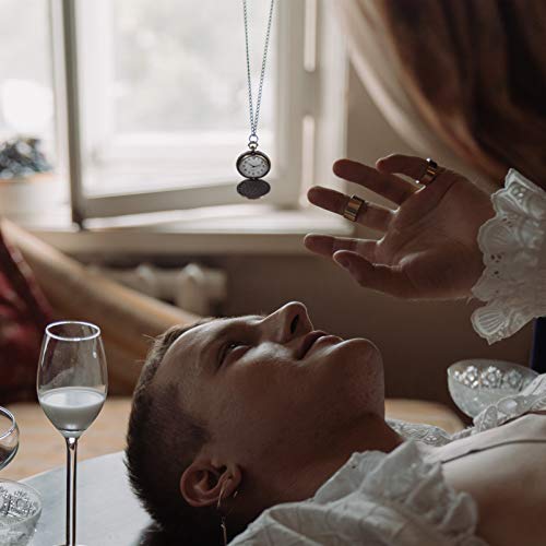 Antique Pocket Watches Mechanical Hanging Watch Pocket Watch Rose Pattern With Chain Dial Roman Numerals Gifts For Fathers Day 2 Pcs #TOP3