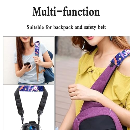 Image of AFPANQZ Galaxy Axolotl Car Seat Belt Pads Covers Harness Vehicle for Adults Kids 1 Pair /Set Safety Seatbelt Cushion Pads Kit Shoulder Straps Pads for Bags