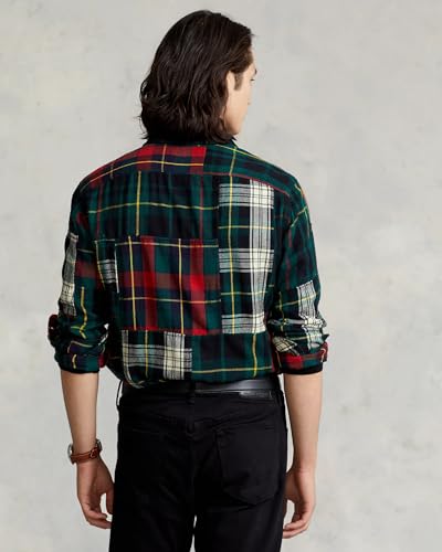 POLO RALPH LAUREN Men's Multi Plaid Fun Shirt,(M,Multicolor)4