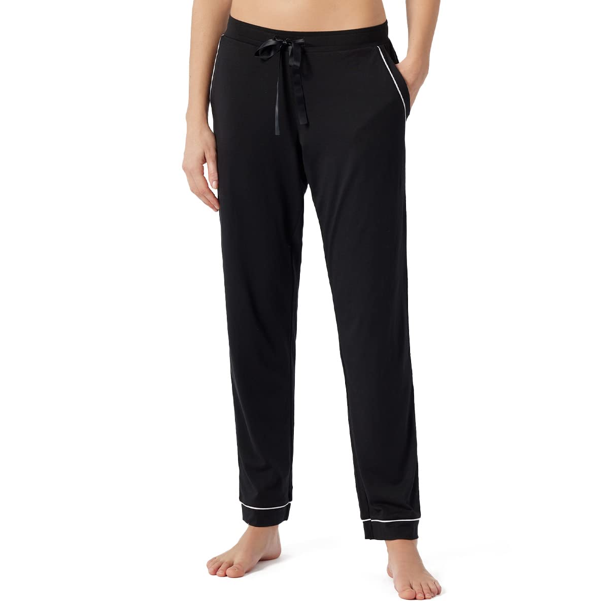 Schiesser Damen Sweatshirt Pyjamaunterteil