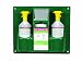 Heathrow Scientific HD1020B Personal Eyewash Station with Two 32 ounces Bottle, 355mm Width x 425mm Height x 105mm Depth