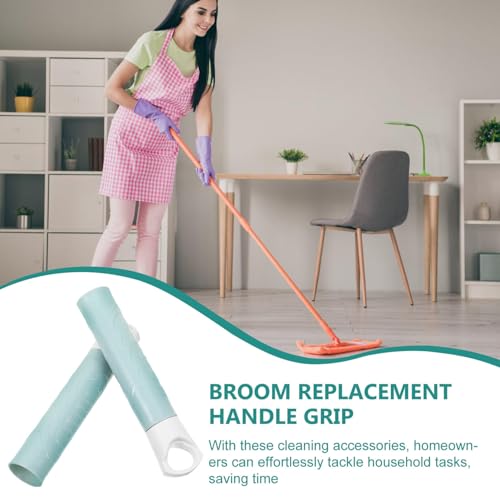 PRETYZOOM Tampa Final Do Cabo de Vassoura 2 Peças 22Mm Cabo de Haste de Esfregão de Vassoura Varal M