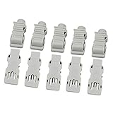 EKG Clips,Multi-Function ECG/EKG 3.0 Needle to Tab Adapters - 989803166031 White Package of 10PCS