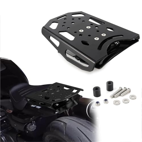 Porte-Bagages Arrière Moto pour Harley Sportster S RH1250 Noir