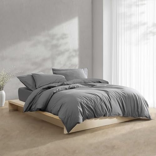 Ropa de cama Queen Calvin Klein en percal lavado de lujo para el hogar 7