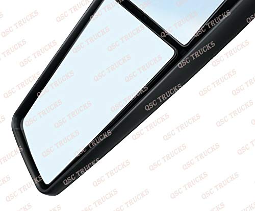 QSC Chrome Replacement Door Mirrors W/Arms Left Driver Side for Peterbilt 579