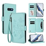 [Premium Wallet] Étui portefeuille en cuir premium exclusivement conçu pour Samsung Galaxy S10E. Veuillez vérifier la taille de votre téléphone avant l'achat – les images du produit ne sont qu'à titre de référence.