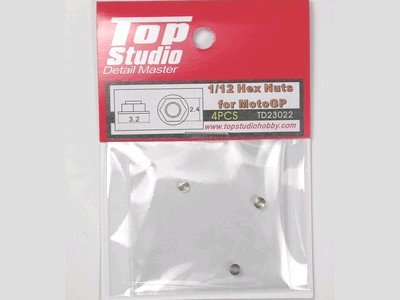 Top Studio Moto GP 六角ナット バイク模型に 1/12 TD23022