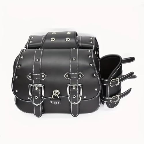 Alforja de moto universal con gran capacidad impermeable para herramientas y equipaje