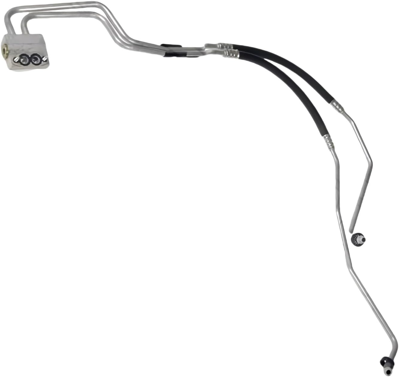 2PCS 20828695 625-209 Inlet Outlet Engine Oil Cooler Hose Assembly Fit for Cadillac Escalade ESV EXT for Chevy Avalanche Cheyenne Silverado 1500 Suburban Tahoe for GMC Sierra 1500 Yukon XL1500