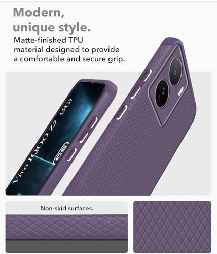 Image of Jkobi Back Cover Case for Vivo IQOO Z7 5G (Liquid Silicone | Side Grip | Camera Protection)